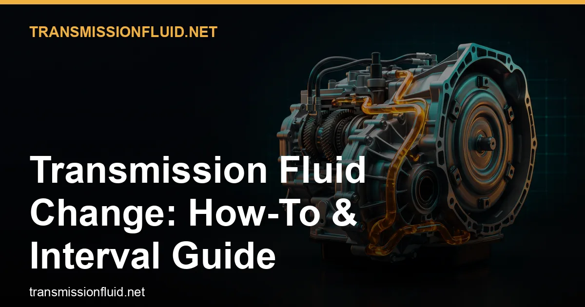 Transmission Fluid Change: How-To & Interval Guide