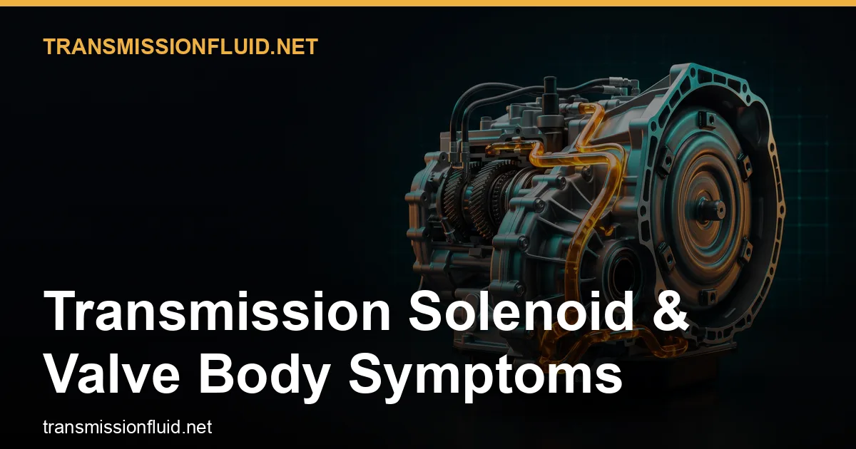 Transmission Solenoid & Valve Body Symptoms
