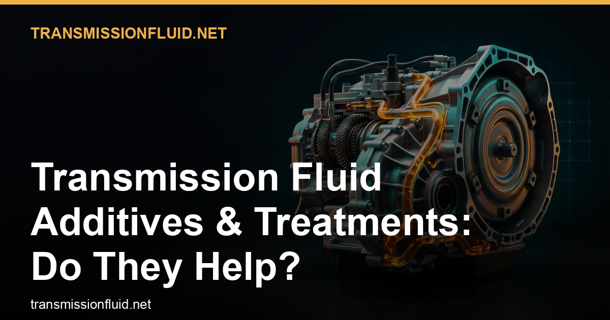 Transmission Fluid Additives & Treatments: Do They Help?
