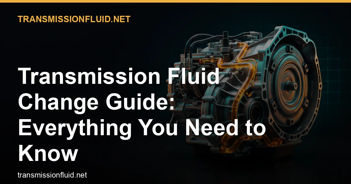 Transmission Fluid Change Guide: Everything You Need to Know
