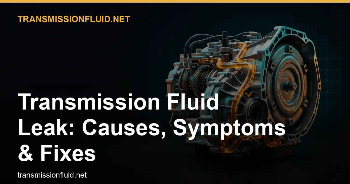 Transmission Fluid Leak: Causes, Symptoms & Fixes